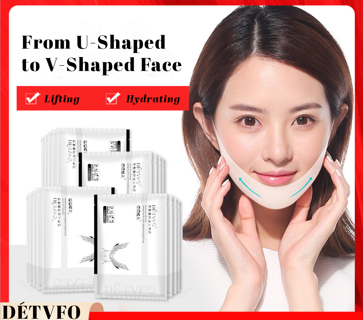 V Shape Face Facial Skin Lifting Mask box of 5 VChin Mask Anti