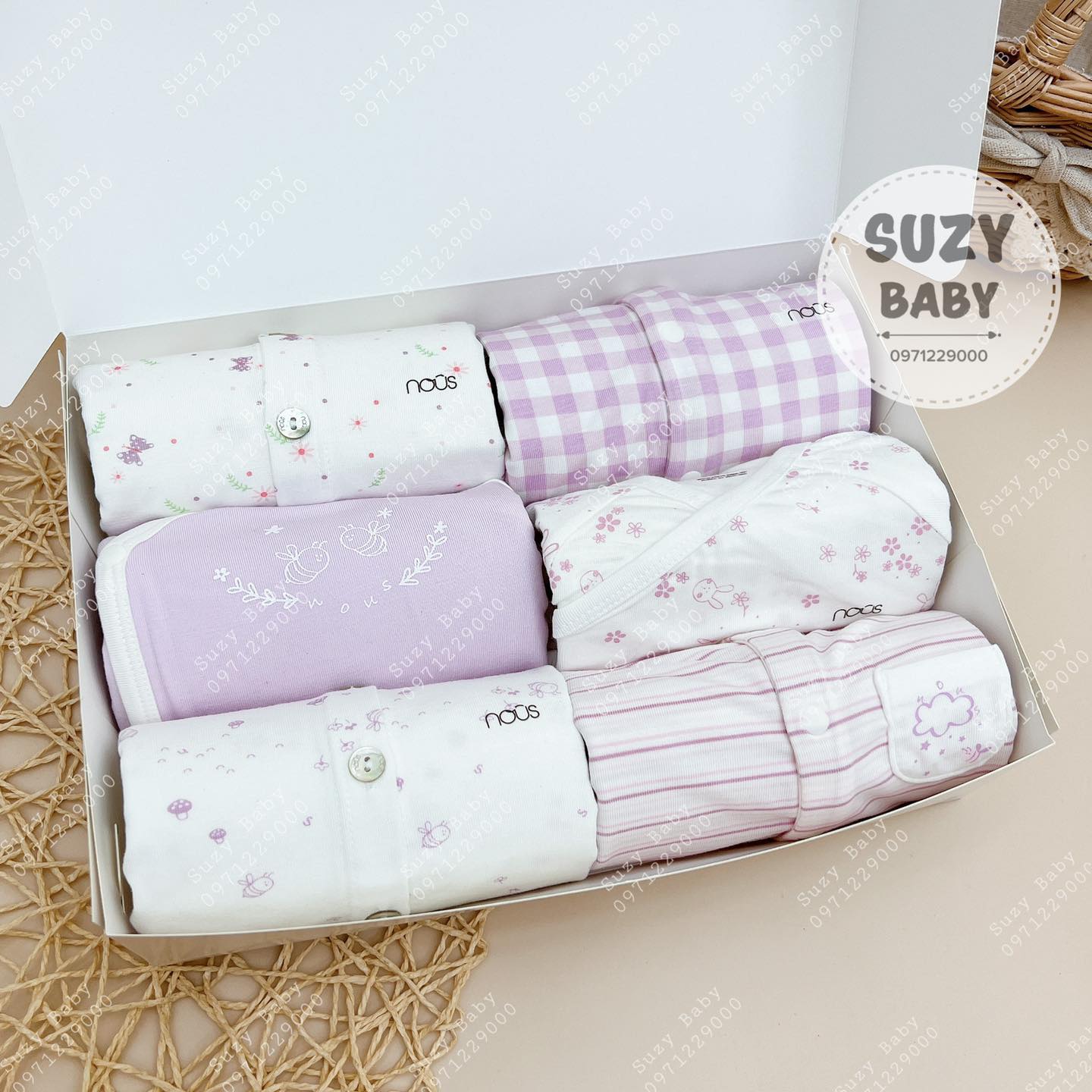 Set quà tặng cho bé sơ sinh Nous