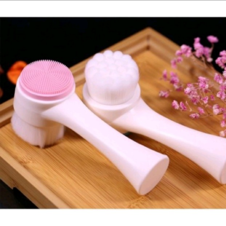 Cọ Rửa Mặt 2 Đầu Mát Xa Cực Êm Ái