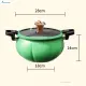 Frances Pumpkin Shape Micro Pressure Pot Integrated Miniature Pressure Saucepan Suitable for Electric Ceramic Stoves FH-MY. 