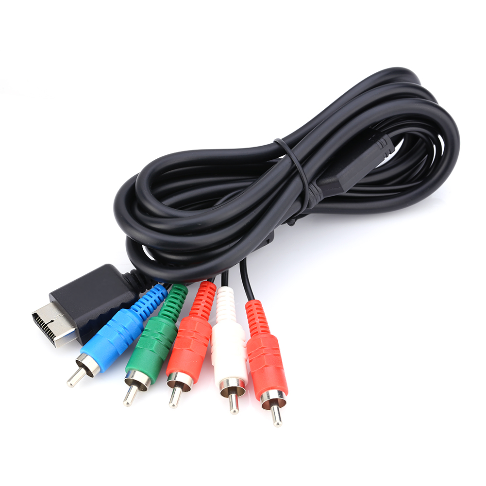 Cáp truyền âm thanh 1.8m AV đa ra để dây cáp thành phần với màu sắc mã hóa kết nối cho PS2 PS3 Trò chơi