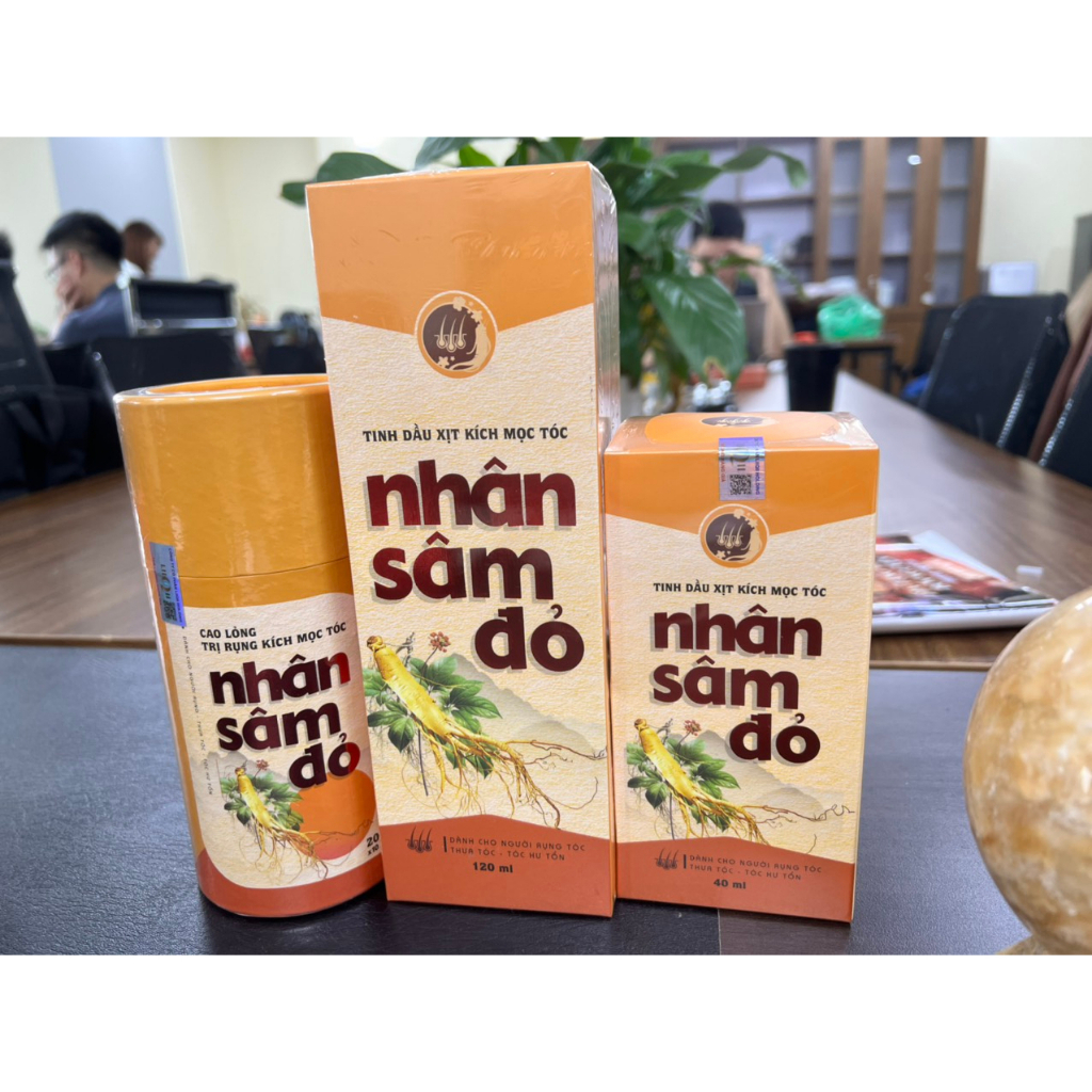 CAO LỎNG GIẢM RỤNG - KÍCH MỌC TÓC NHÂN SÂM ĐỎ