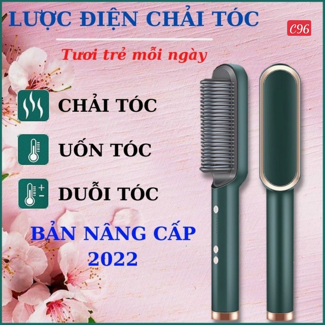 Lược Điện Chải Thẳng Tóc , tạo kiểu tóc đơn giản phong cách hàn quốc (có sỉ giá siêu rẻ)