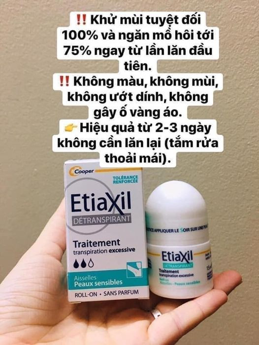 Lăn khử mùi Etiaxil 15ml