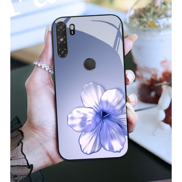 Ốp Lưng VSMART ACTIVE 3 Mặt lưng cường Lực Họa Tiết