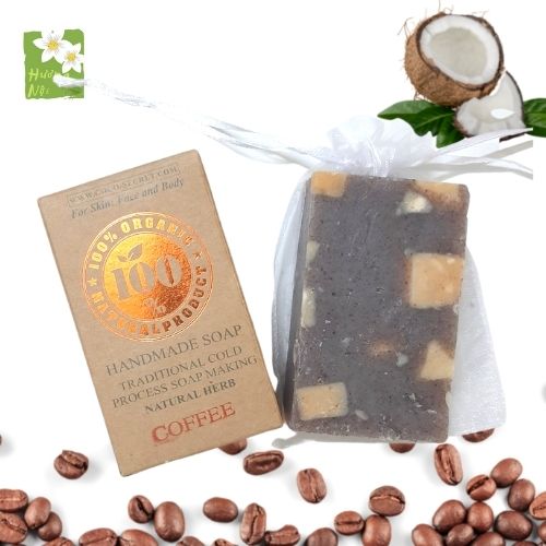 [HCM]Xà bông dừa cafe Coco Secret 100g