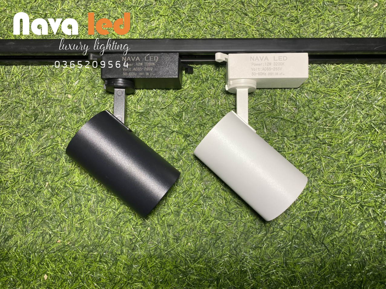 Đèn rọi ray, đèn rọi tranh 12w siêu sáng - navaled
