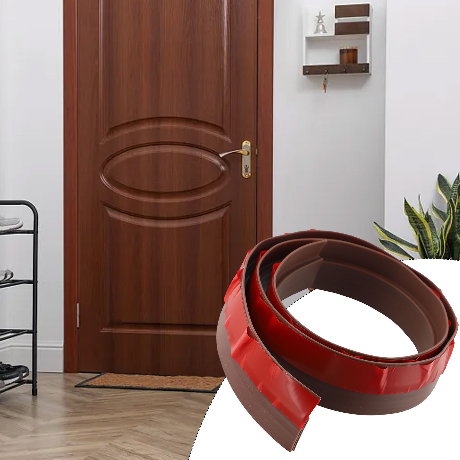 CH Flexible Rubber Door Bottom Stopper Strip Keep the Drafts and Noise Out Delivery Fast