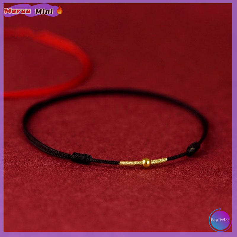 Maraa Fashion Handmade Bracelet Red Rope Lucky Bangle Women Men Lovers' Best Friends Lucky Bracelet Anklet Size Adjust