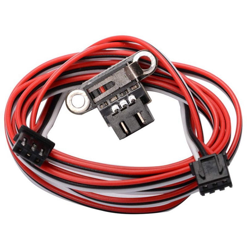 6 Pcs 3D Printer Switch Mechanical Limit Switch Module Mini Endstop Switches with 1M 3Pin Cable for 3D Printers Parts
