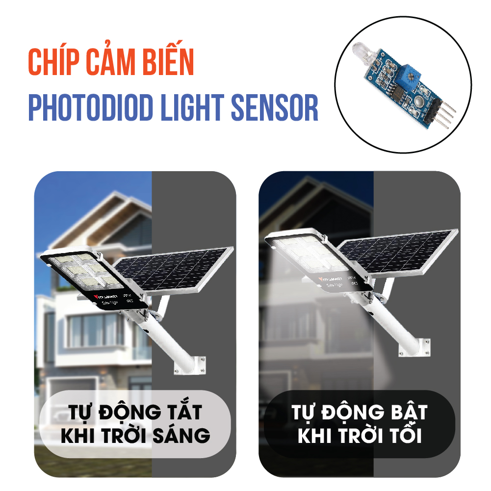 Đèn năng lượng mặt trời đường phố bàn chải 300W, Có remote Có giá đỡ gắn đèn BH 24 tháng IP67 360 led Bảo Hành 2 năm Lỗi 1 Đổi 1