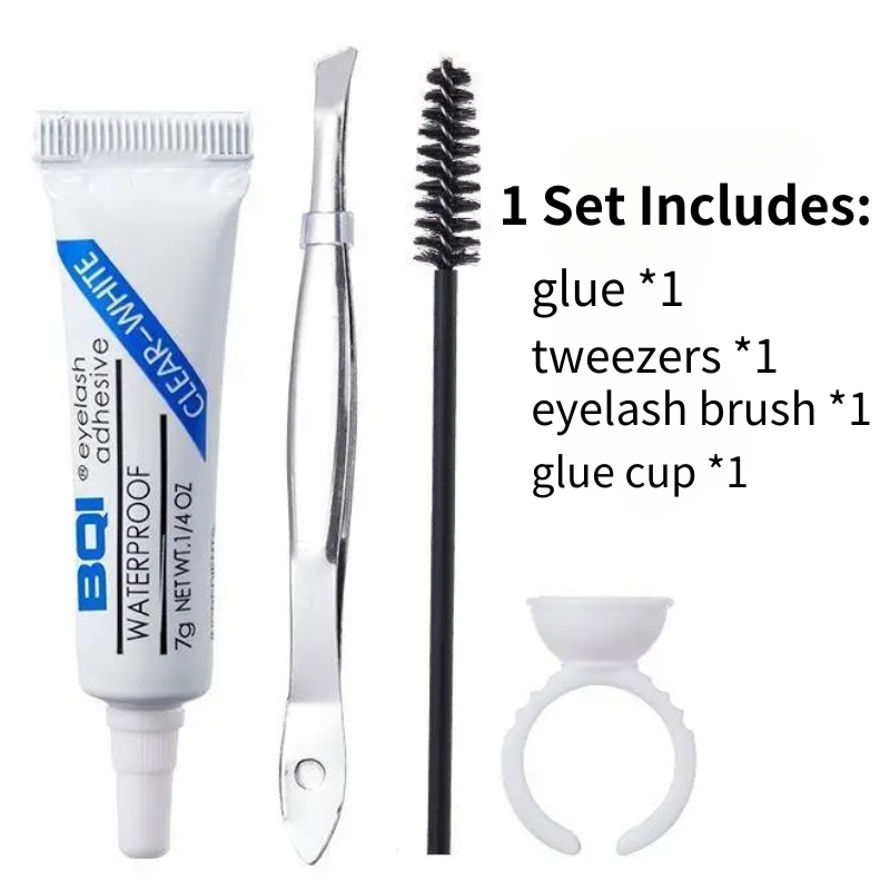 Mengjieshangpin False Eyelashes 10 Rows Fishtail Natural Curling Comics Single Cluster Grafting Eyelash