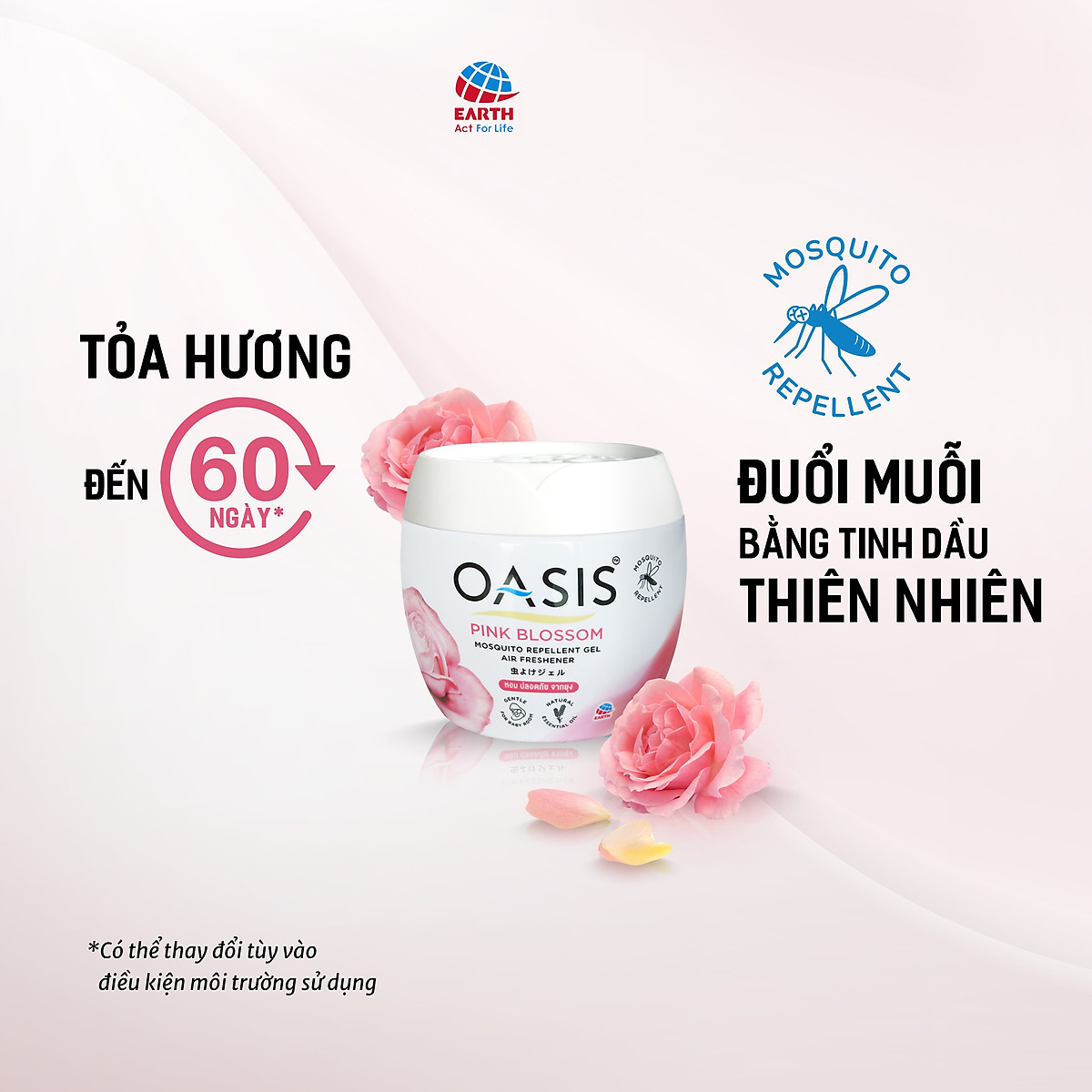 Sáp thơm phòng đuổi muỗi OASIS (Nhiều lựa chọn hương)