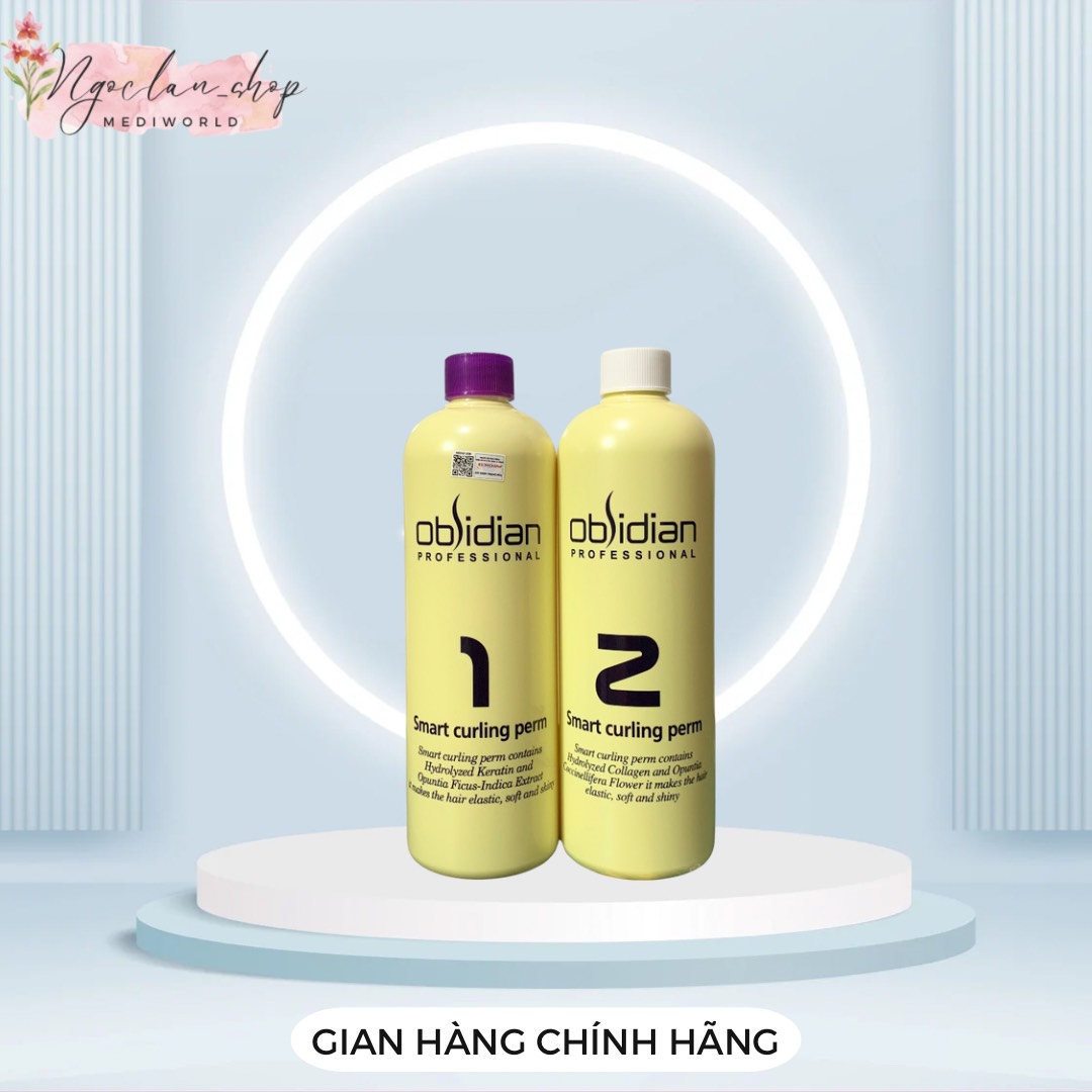 Uốn Tóc 3D Obsidian Uốn Nóng Và Uốn Lạnh 500+500ml