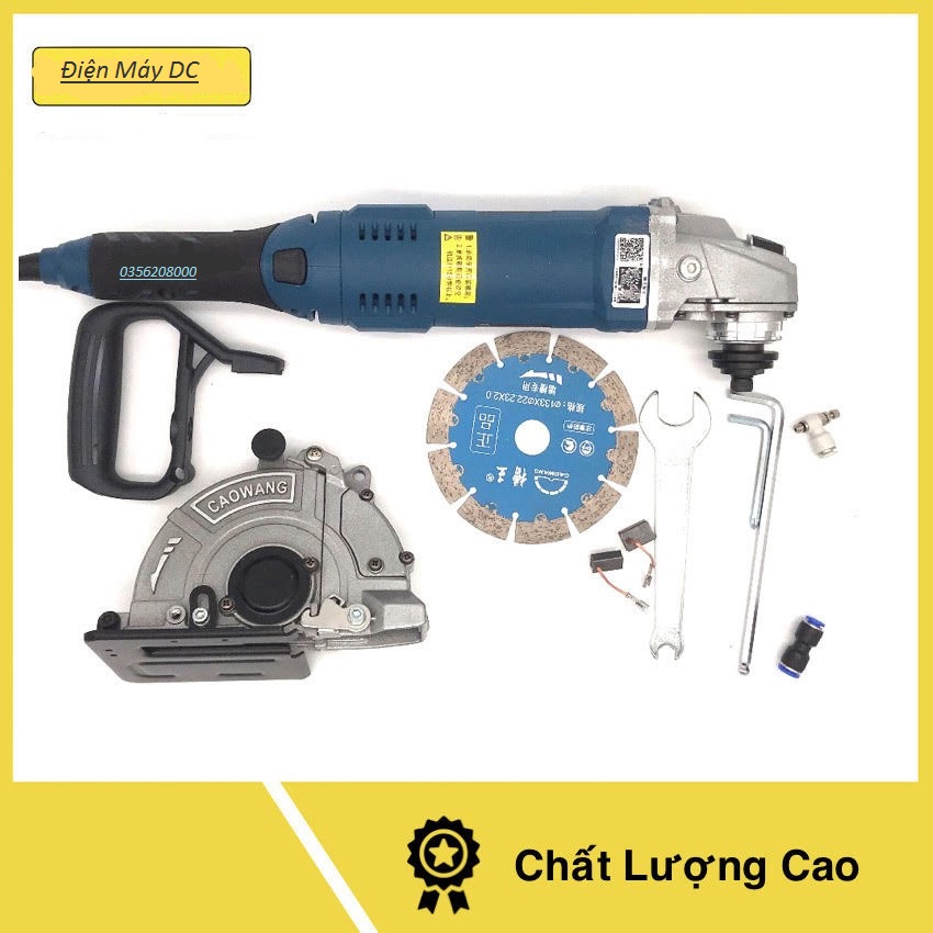 Máy cắt xẻ rãnh tường 1 lưỡi Caowang 1336-Bảo hành 6 tháng+tặng bơm