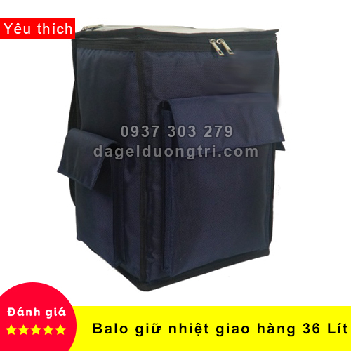 Balo giữ nhiệt giao hàng 36l