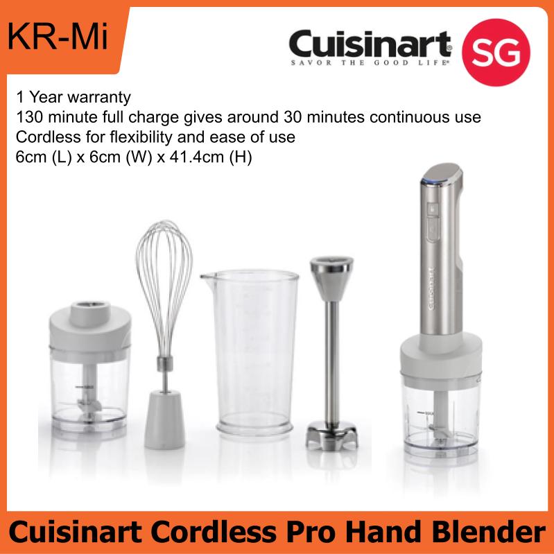 Cuisinart Cordless Pro Hand Blender Year Warranty Lazada Singapore
