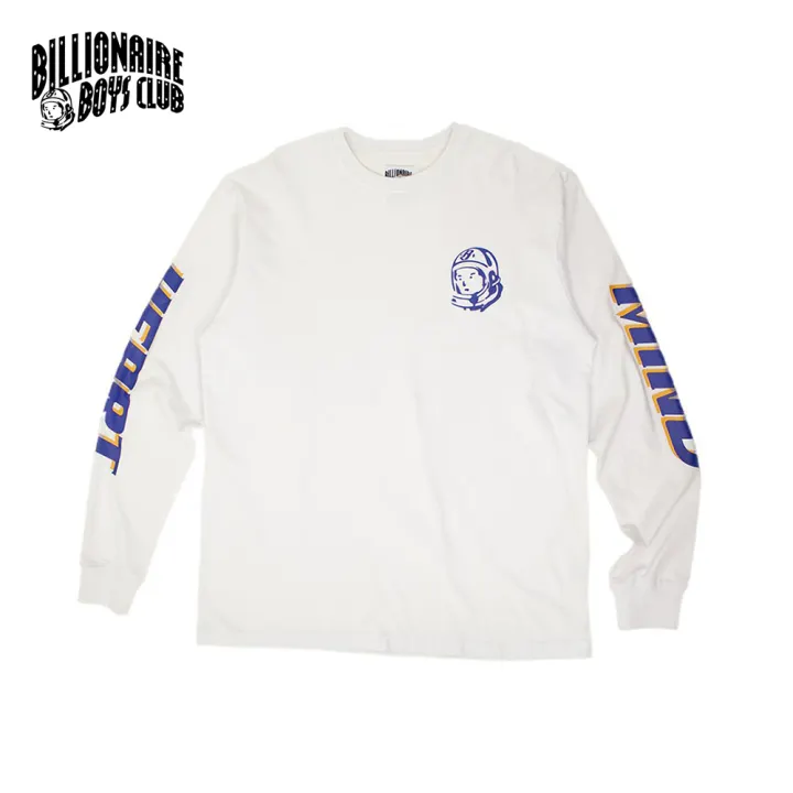BILLIONAIRE BOYS CLUB - BB RIDER L/S T-SHIRT - WHITE