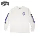 BILLIONAIRE BOYS CLUB - BB RIDER L/S T-SHIRT - WHITE. 