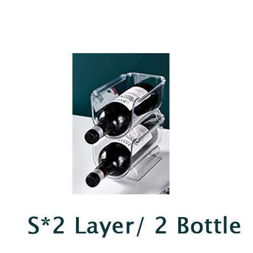 2pcs Pack [ SG Ready Stock] Refrigerator Stackable Clear PET Plastic