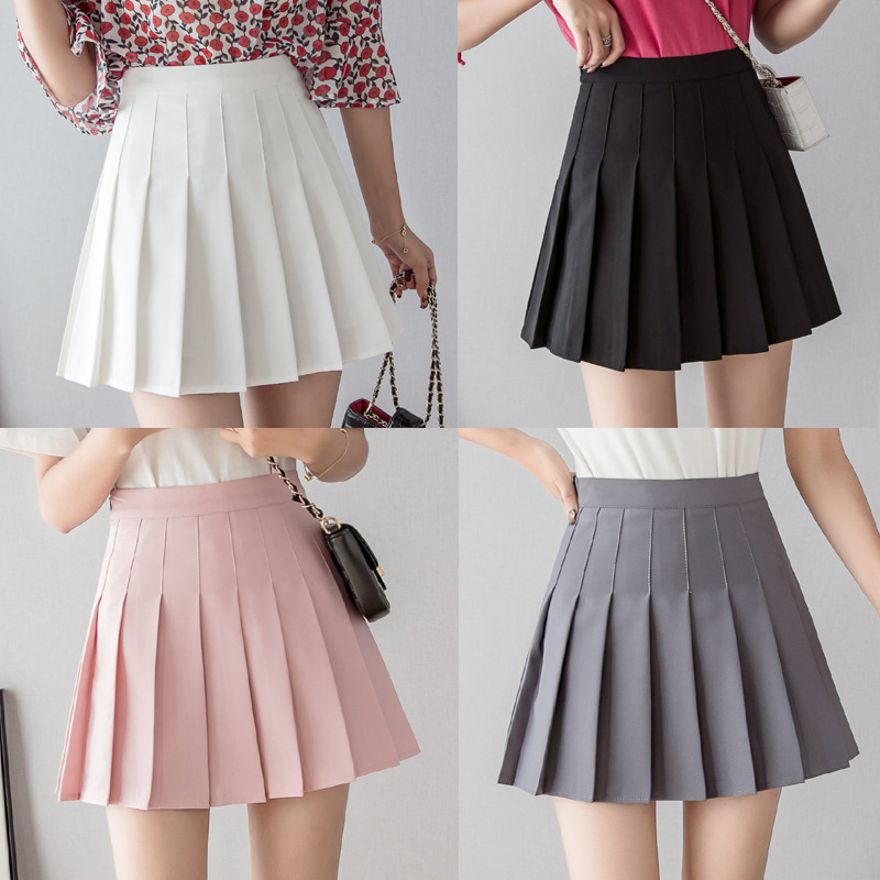 Winter 2020 Skirt Elastic High Waist 