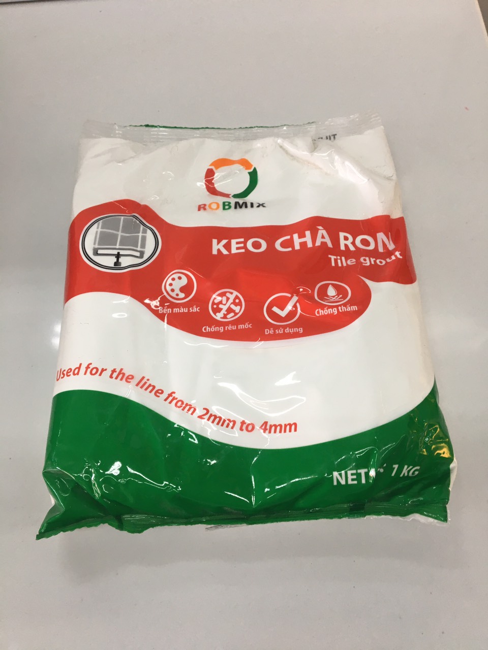 Bột chà ron Robmix chống thấm nước gói 1Kg