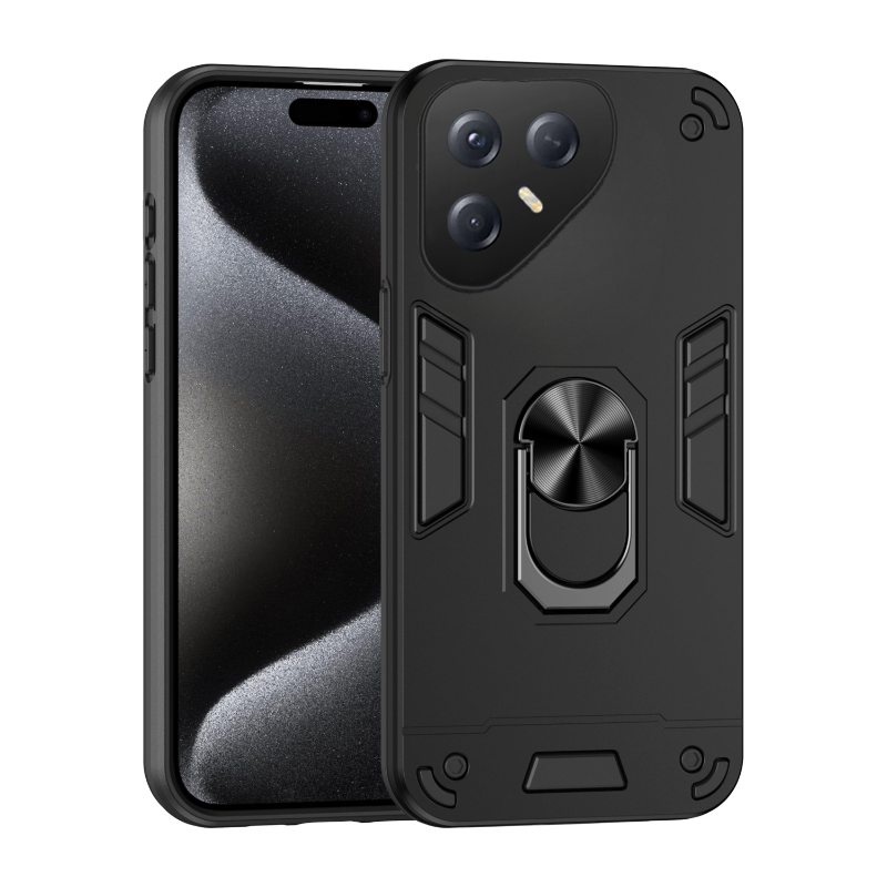 For Tecno Pova 7 7 Ultra Phone Case Shockproof Armor iron Metal Ring Kickstand Bracket Casing for Tecno Pova 7 Ultra Cover Casing HP.