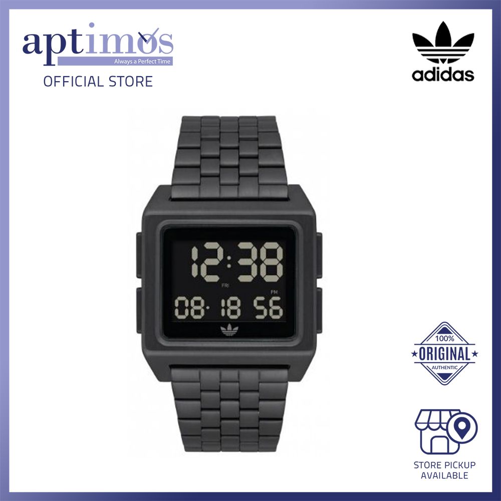 Aptimos] Adidas Archive M1 Z01001-00 Black Dial Men Quartz