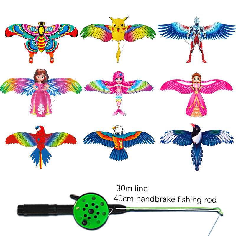 1Set%20Children%20Flying%20Kite%20Toy%20Cartoon%20Butterfly%20Mermaid%20Parrot%20Magpies%20Eagle%20Kite%20With%20Handle%20Kids%20Flying%20Kite%20Outdoor%20Toys%20YUEYING%20-%20Image%203