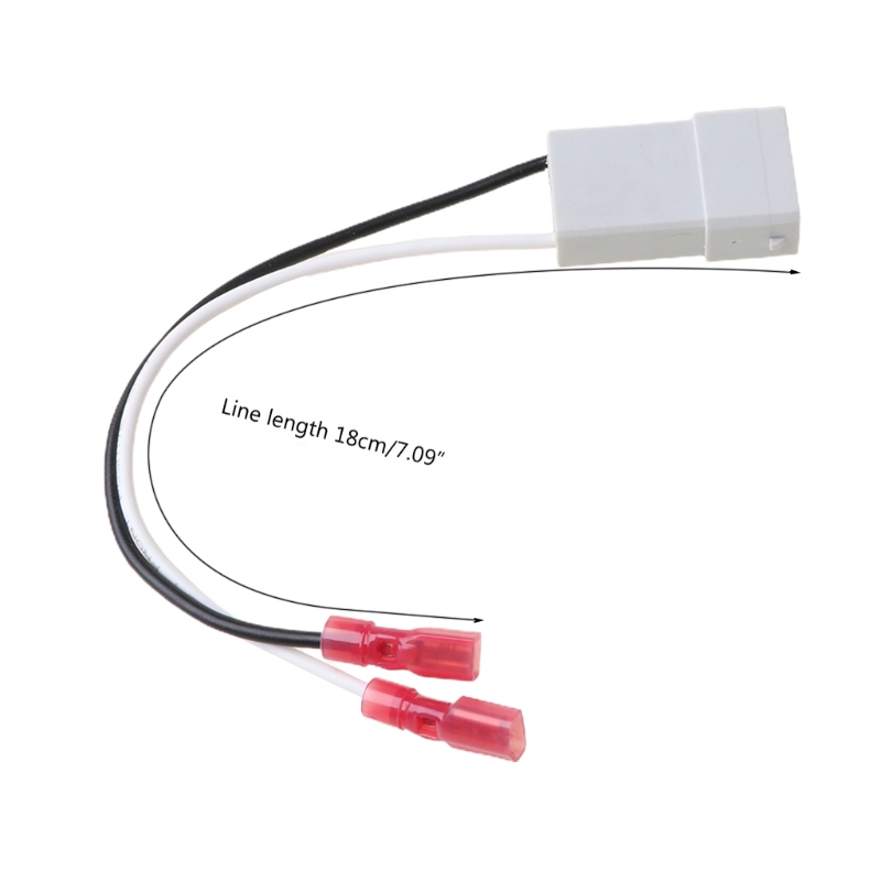 New arrival 2Pcs Car Interior Parts Speaker Wire Harness Adapter Plug Connector for