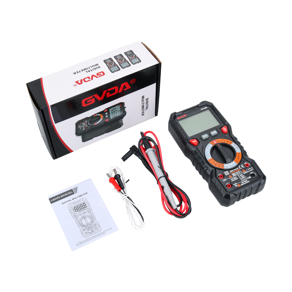 Digital Multimeter True RMS AC DC Capacitance Tester Ohm Hz Meter NCV Voltage Temperature Tester Smart Universal Multimetro.