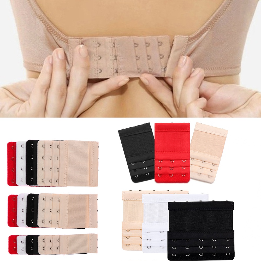 1pc Bra Extension Strap Extension 3 Rows 3 Buckle Extender Women