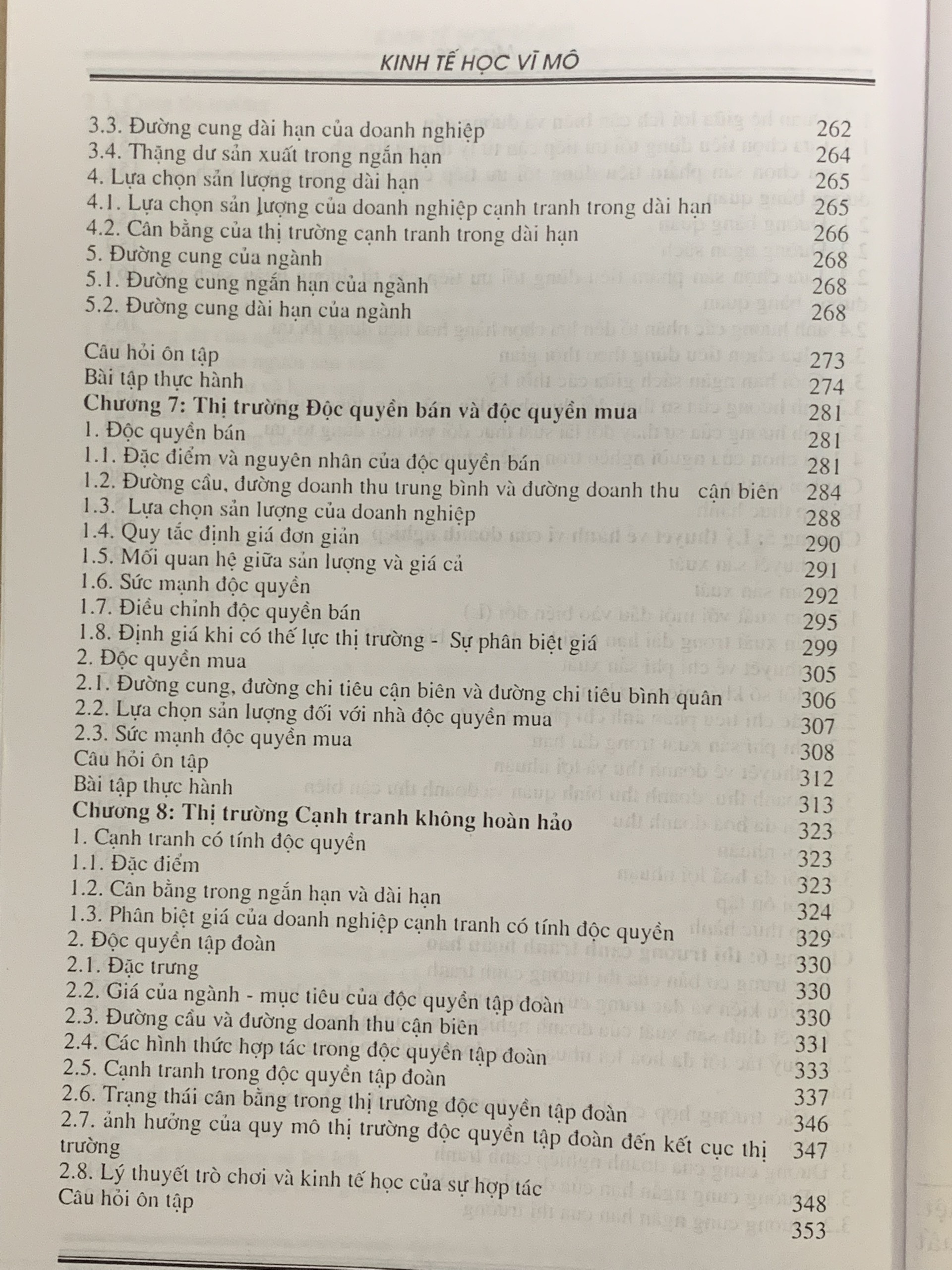 Kinh Tế Học Vi Mô ( PGS.TS. Nguyễn Văn Dần )