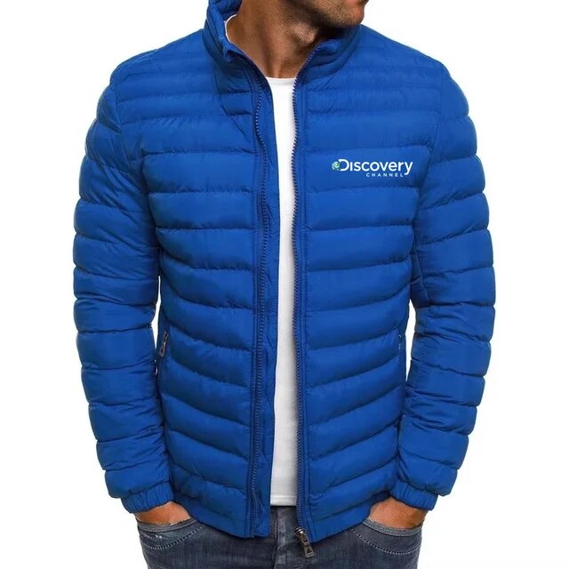 Discovery New Men Windbreaker Winter Coat Padded Puffer Jacket