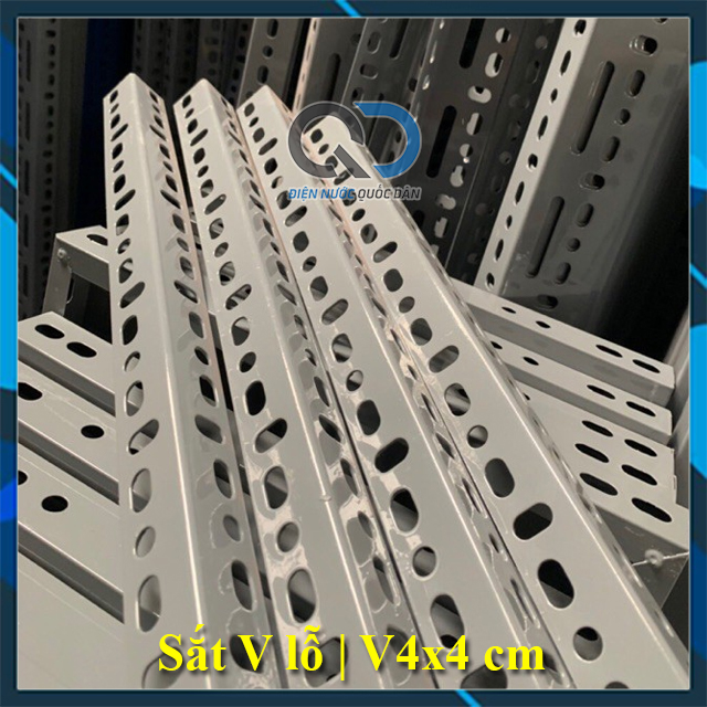 Thanh sắt v lỗ - sắt đa năng sơn tĩnh điện