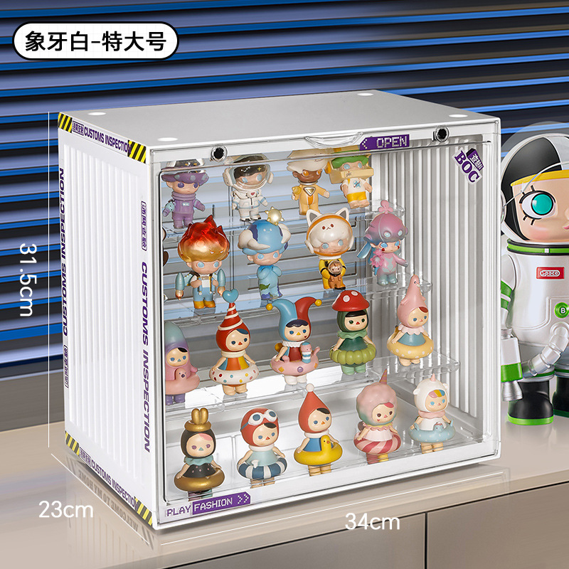 LZD Blind Display Transparent Acrylic HandMade Display Stand Pop Mart