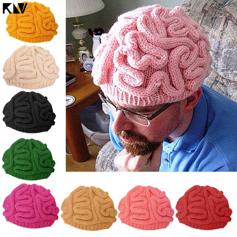 %E3%80%90Limited%20Quantity%E3%80%91%20Funny%20Handmade%20Crochet%20Beanie%20Adult%20Kids%20Winter%20Personality%20Horrible%20Brain%20Solid%20Color%20Skull%20Cap%20Halloween%20Cosplay%20-%20Image%203