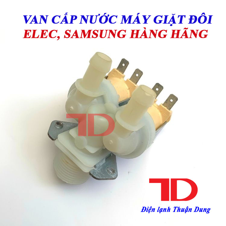 Van cấp nước máy giặt đôi SAMSUNG, ELEC - Điện Lạnh Thuận Dung