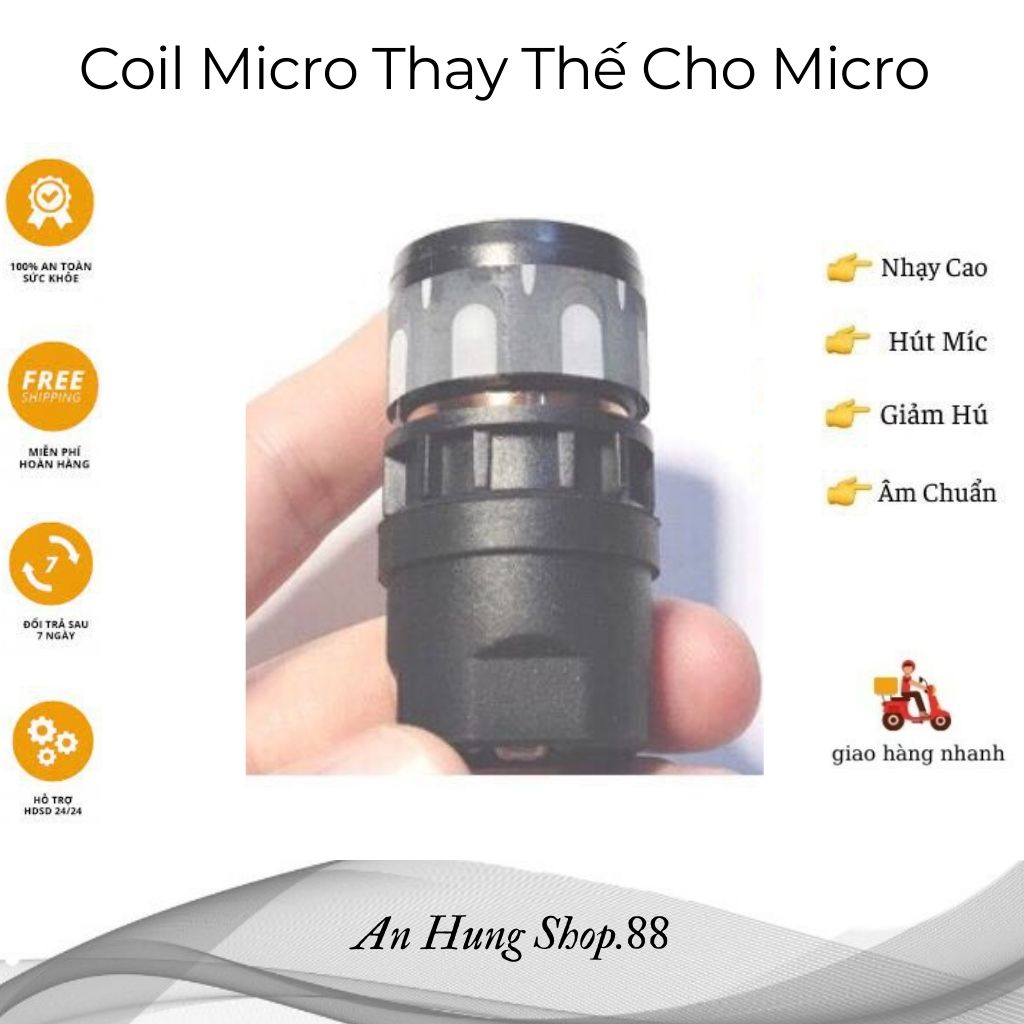 Củ Micro (Coil micro) Sịn Chống Hú, Chống Vỡ Tiếng Cực Tốt.  (Ngon - Rẻ - Bổ)