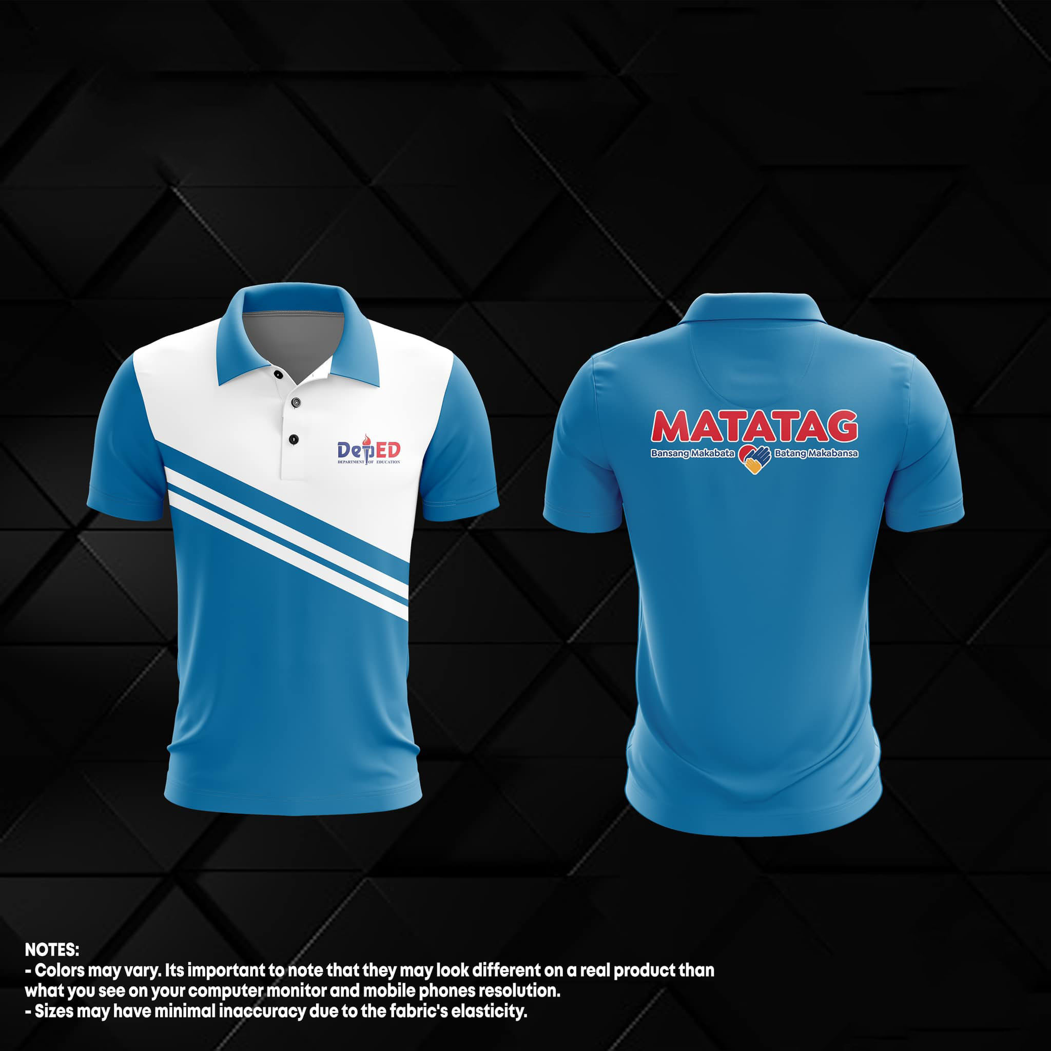 DEPED MATATAG POLO UNIFORM SUBLIMATION POLO-Shirt FOR Men AND WOMEN ...