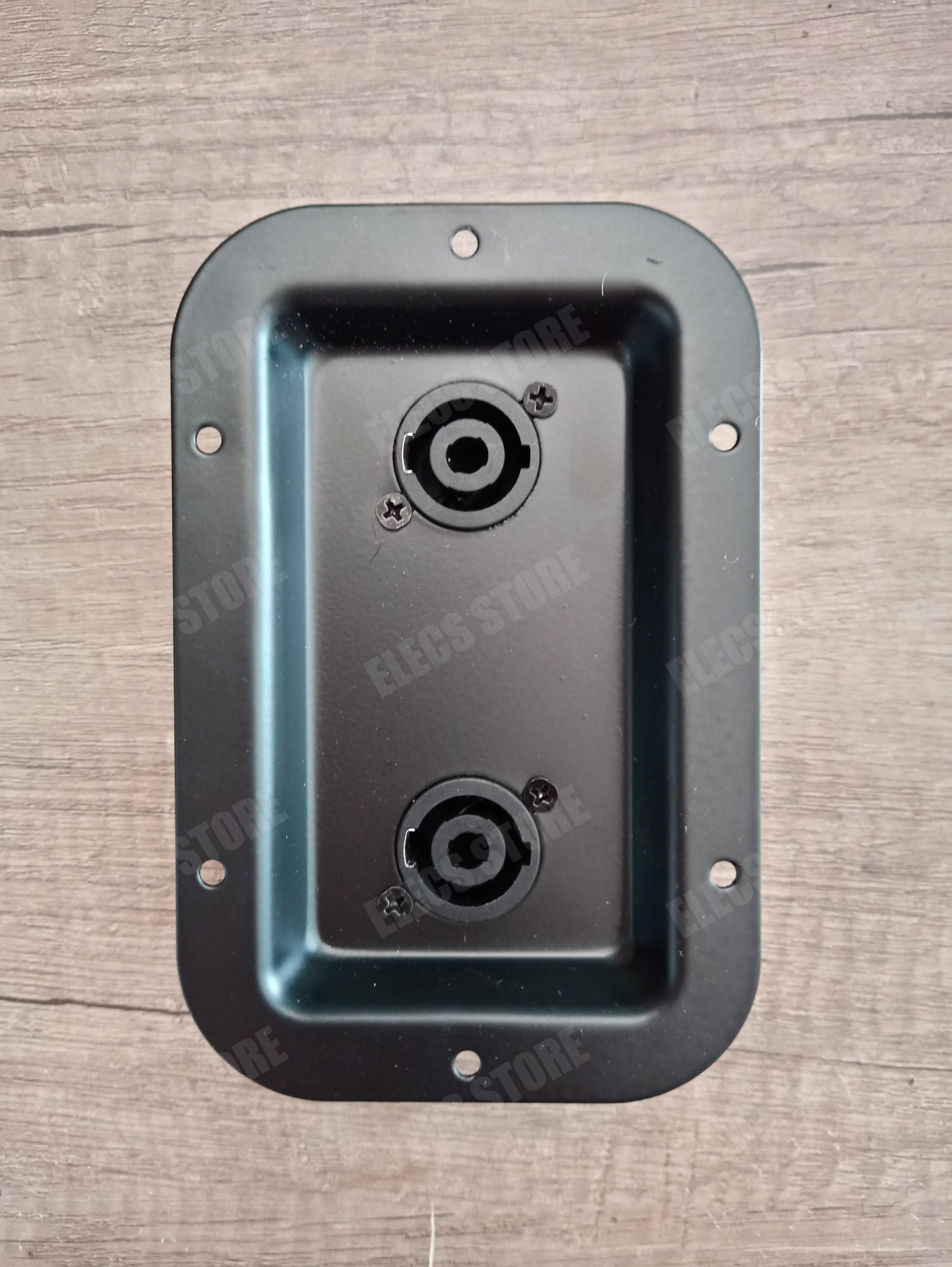 Trạm Thùng Loa Bằng Sắt Kèm Jack Speakon, Cỡ 13.5cm x 9cm ( 1 Cái)