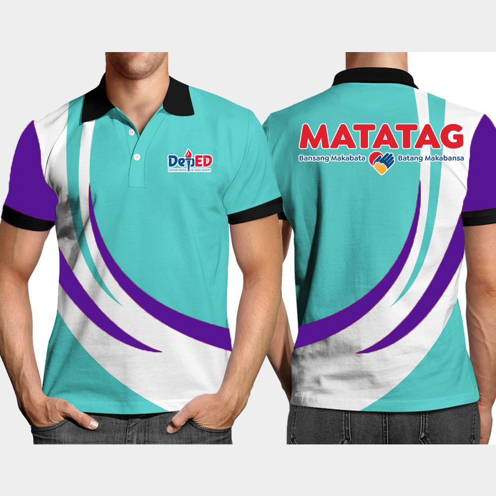 DEPED MATATAG POLO SHIRTS UNIFORM FULL SUBLIMATION POLO-Shirt FOR MEN ...