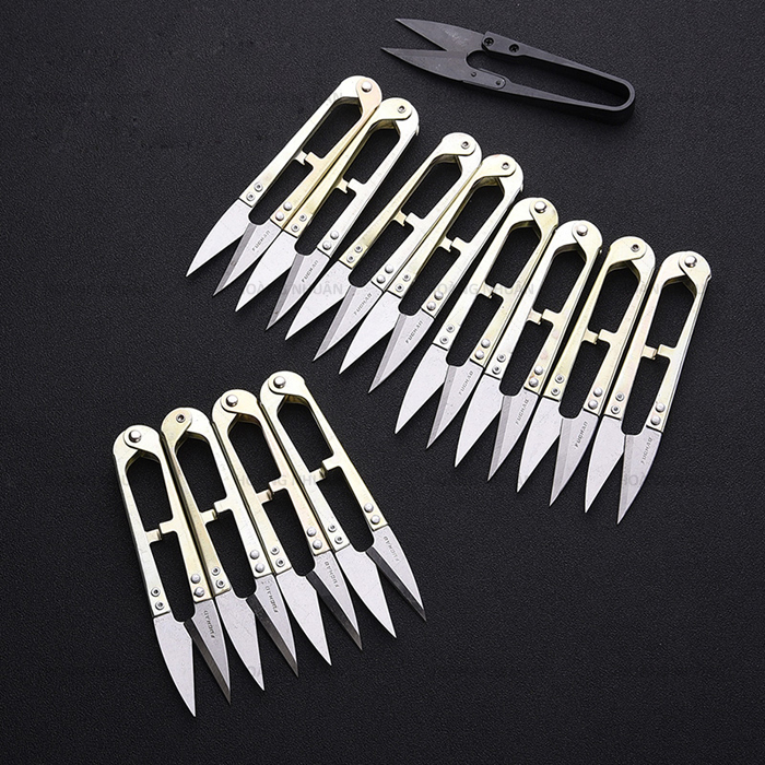 Kéo bấm chỉ sắt cán vàng vĩ 12 cây