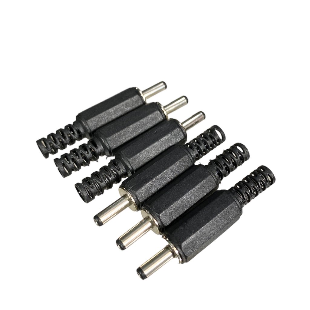 Jack nguồn dc đực và cái - chân sạc đèn pin - đèn đội loại nhỏ - linh kiện điện tử quỳnh diễn