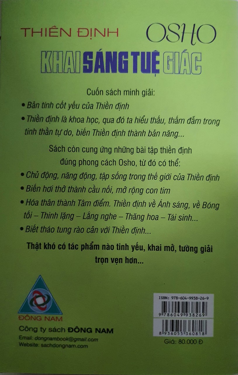 THIỀN ĐỊNH KHAI SÁNG TUỆ GIÁC