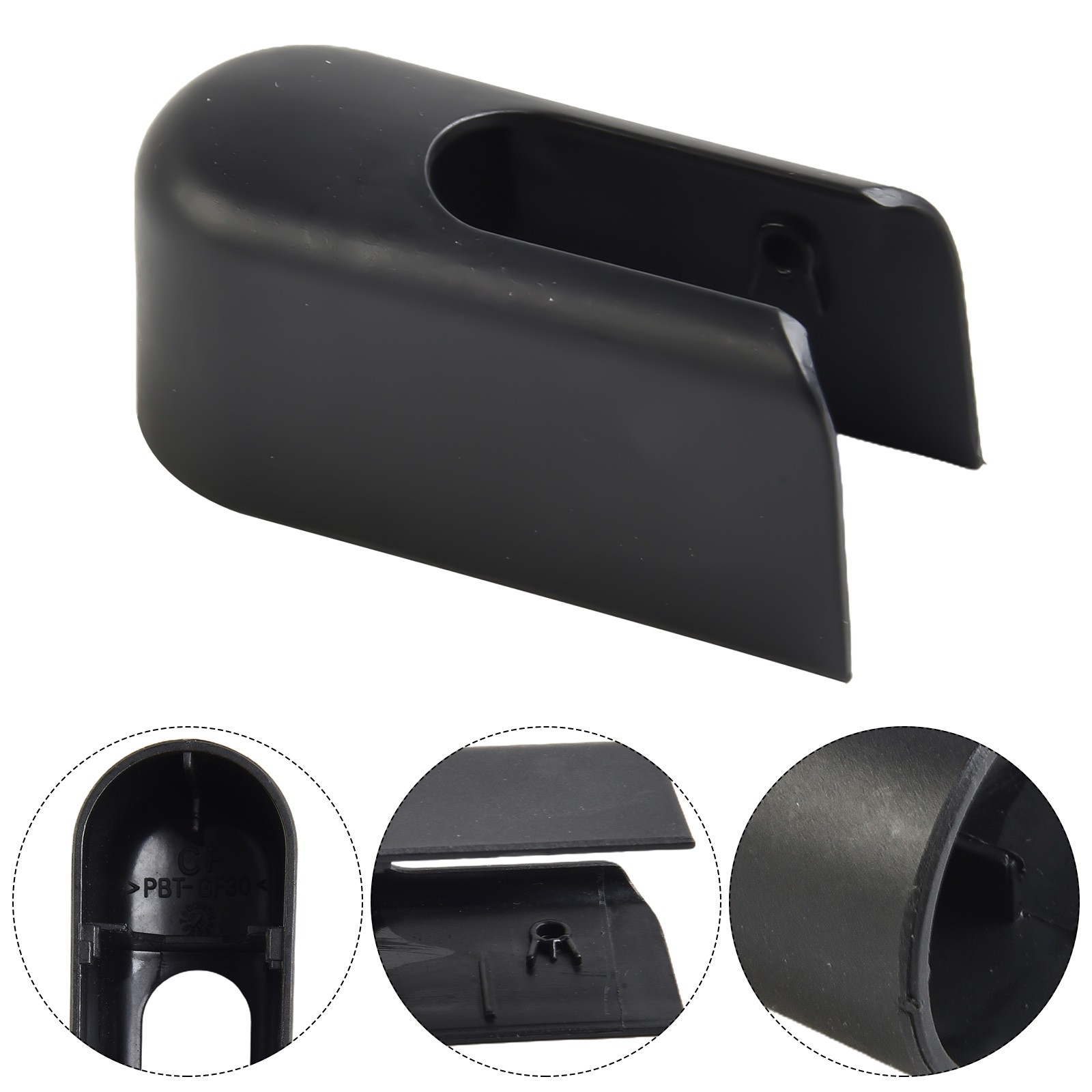 MileAuto New Practical Wiper Arm Nut Cover Cap Windshield ABS MN152106 Replacement Fast Delivery