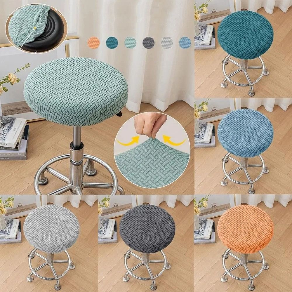 New%20Elastic%20Bar%20Round%20Stool%20Cover%20Stretchable%20Thickened%20Seat%20Chair%20Slipcover%20Solid%20Color%20Washable%20Stool%20Cushion%20Cover%20-%20Image%207