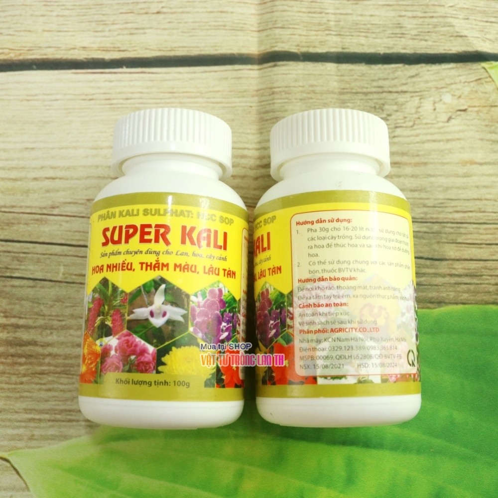 Super kali cho lan dòng phân bón super Kali cho lan chất lượng cao