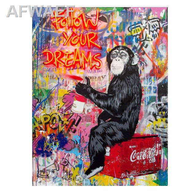 Poster Banksy Singe