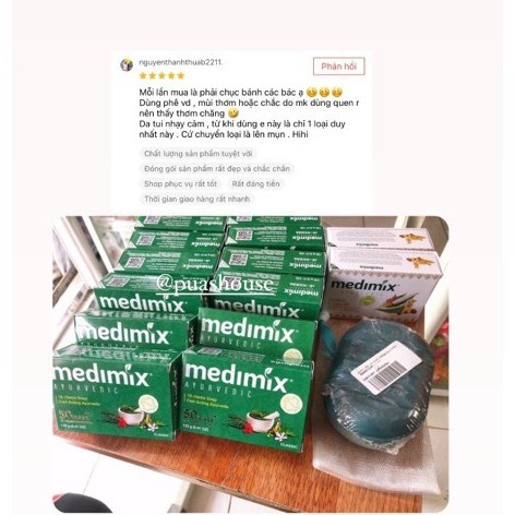 Xà bông 18 loại thảo dược Medimix - NB003